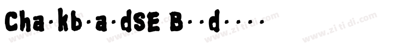ChalkboardSE Bold字体转换
